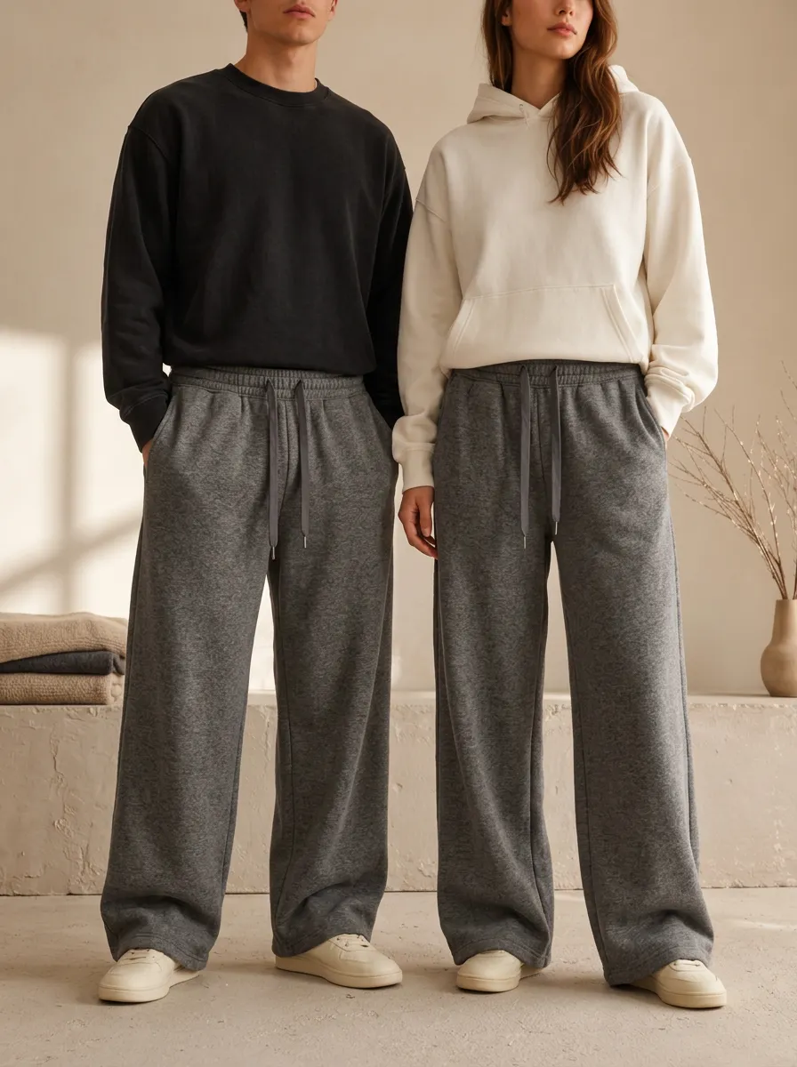 Unisex Wide‑Leg Pants
