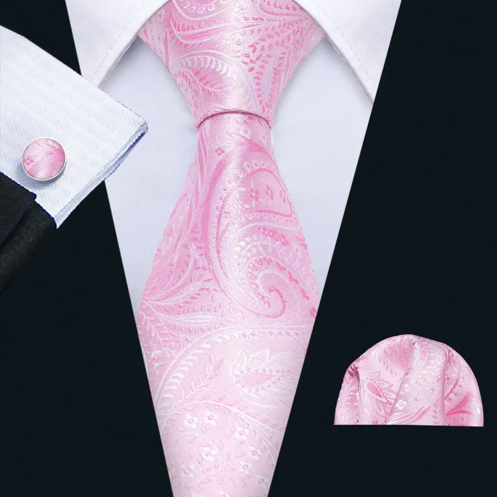 Classic Floral Necktie Set
