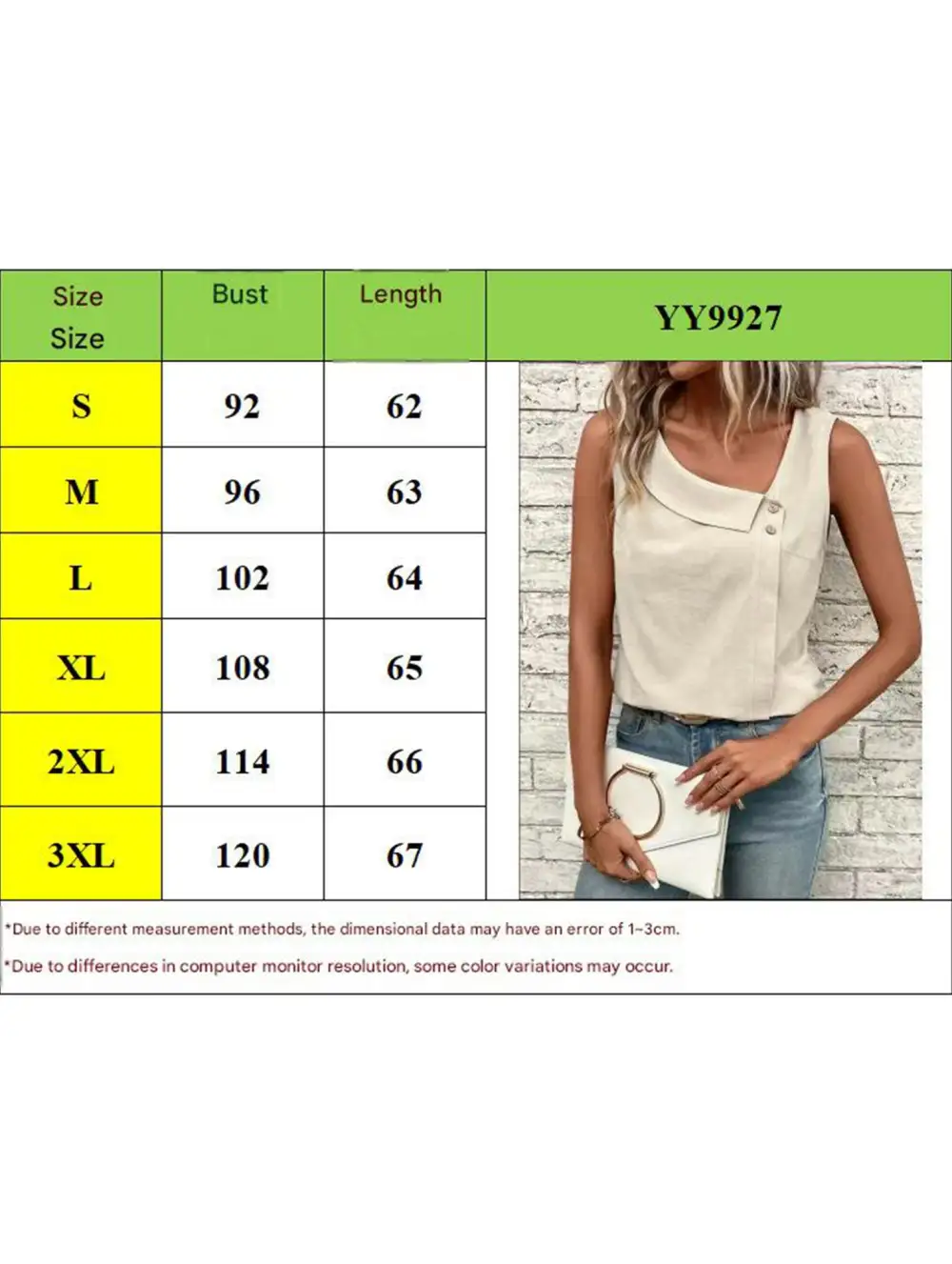 Asymmetric Shoulder Sleeveless Tank Top