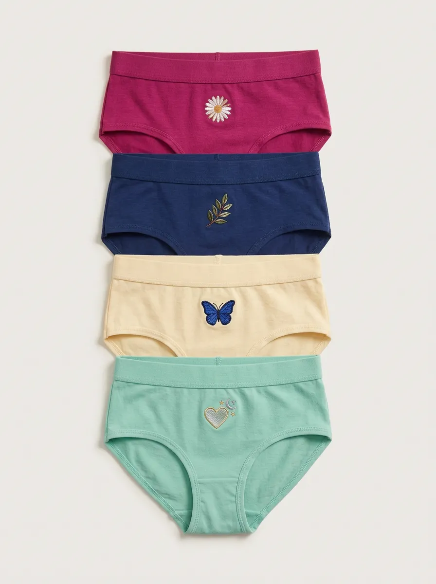 Women's Leaf Briefs Four Pack