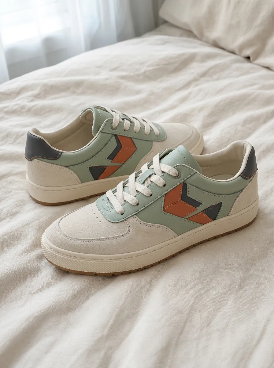 Women's Geometric Pattern Classic Skate Shoes