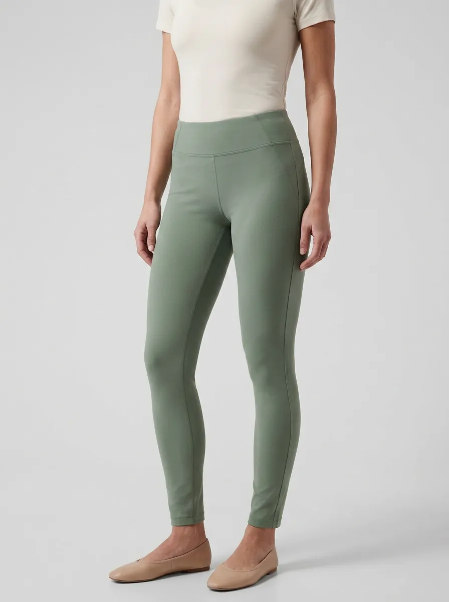 Casual-Chic Mid-Rise Women's Stretch Mid-Rise Pants