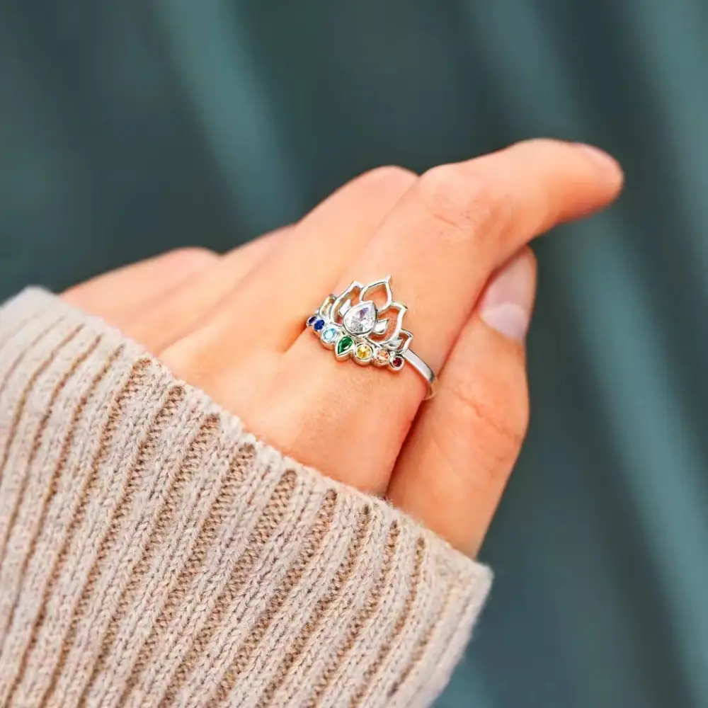 Lotus Adjustable Ring