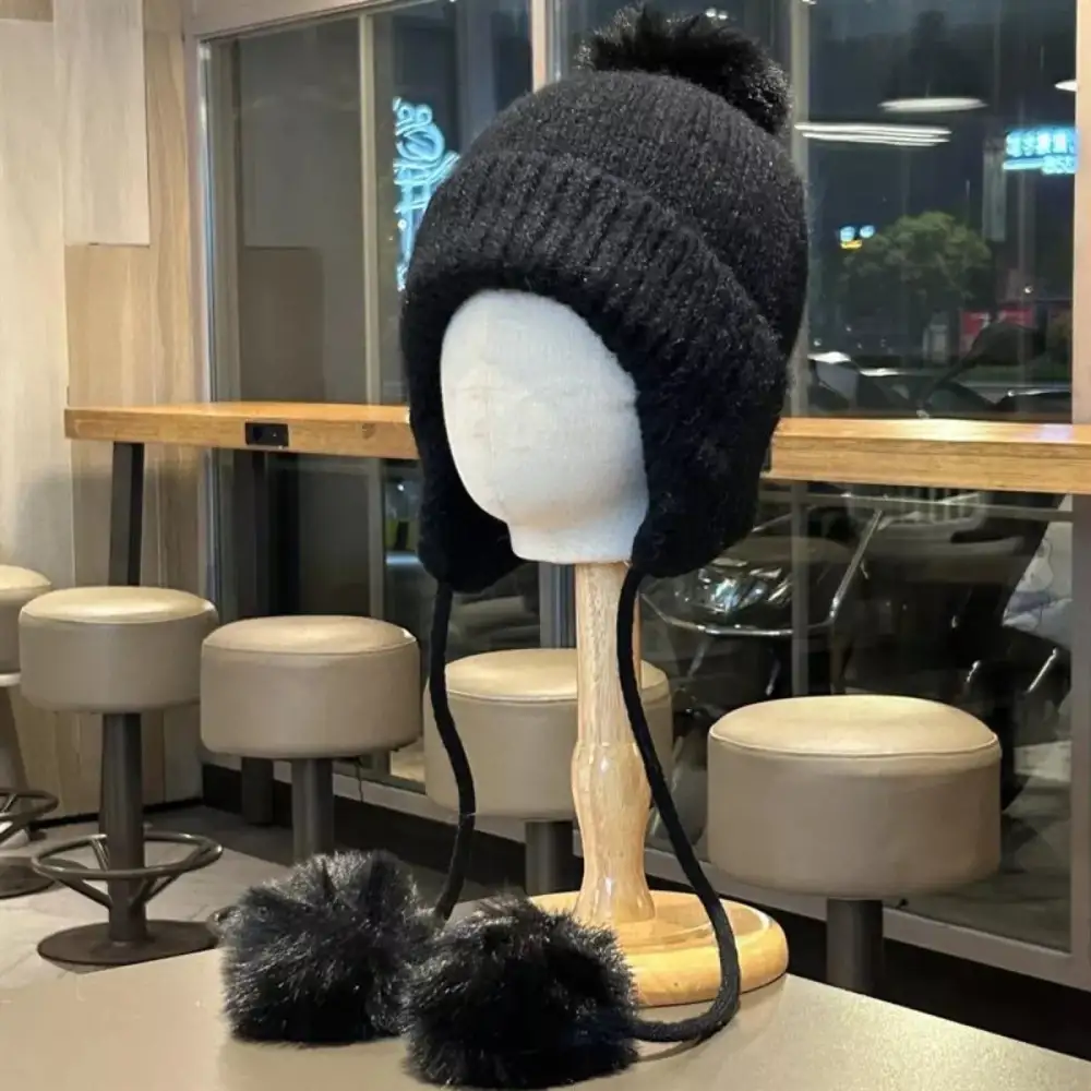 Flap Knit Casual Hat