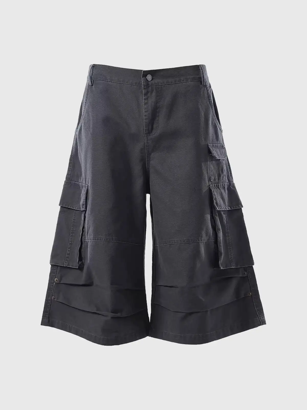 Street-Style Wide-Leg Shorts