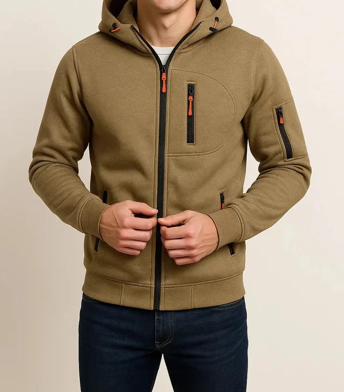 Zip Front Hoodie