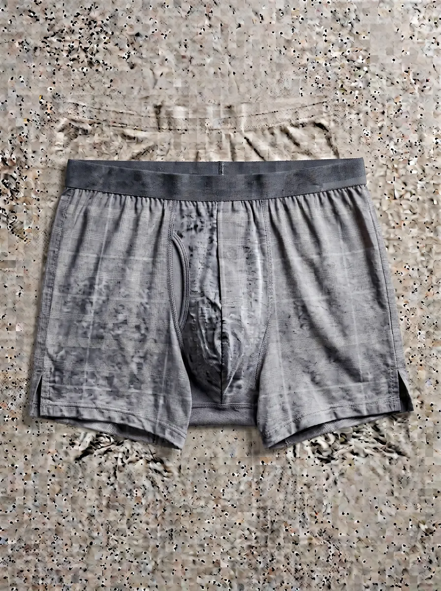 Everyday Plaid Pattern Men's Boxer Briefs