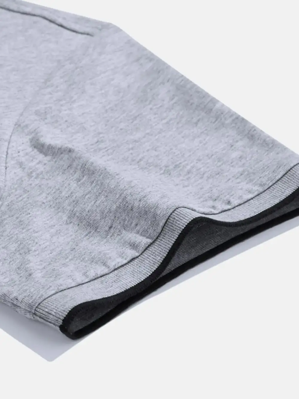 Clean Contrast Detail Short Sleeve Collared Polo Shirt