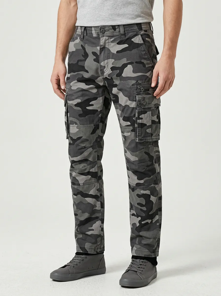 Adventure-Ready Camouflage Tactical Camouflage Cargo Pants