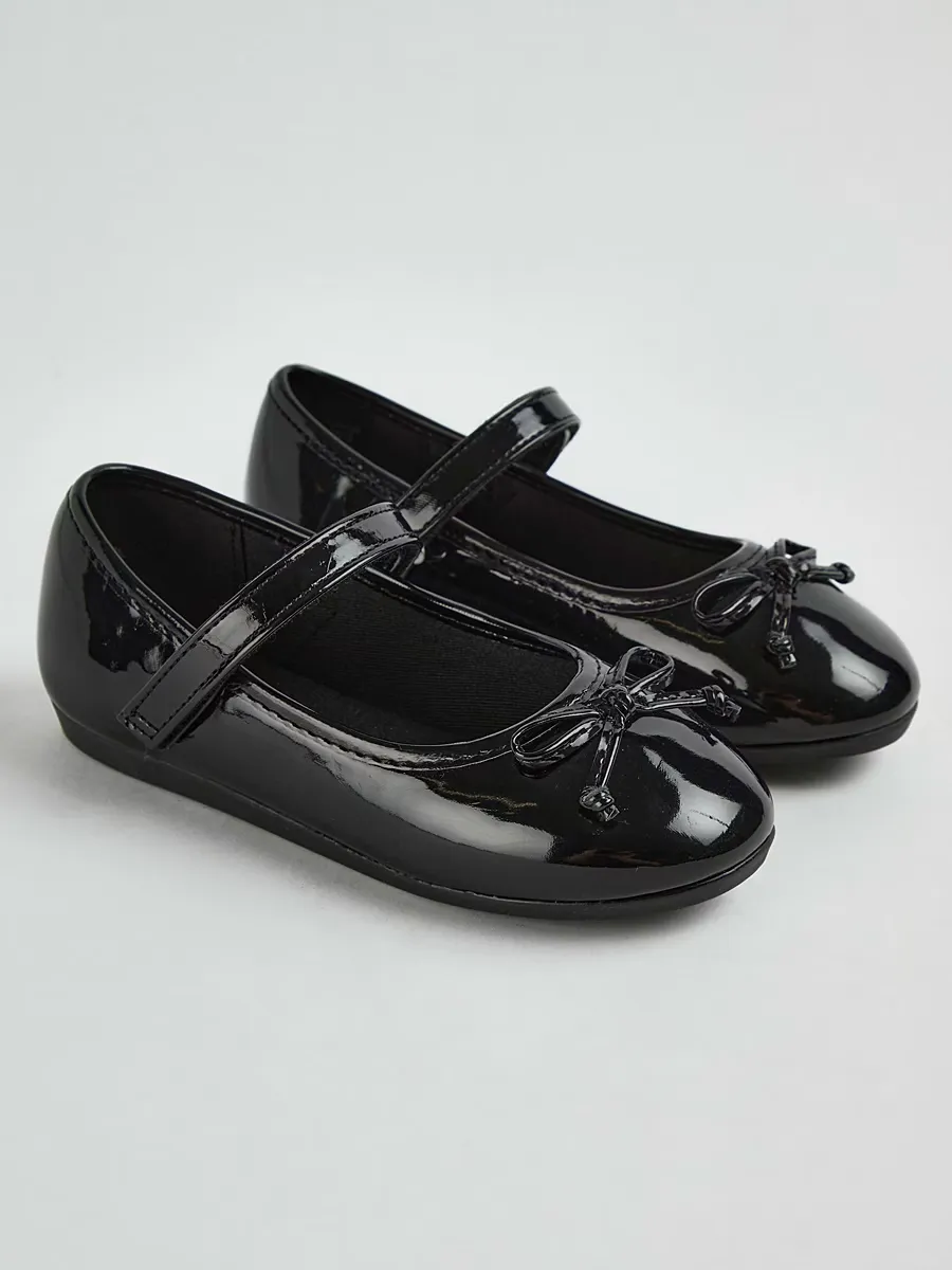 Black Patent Ballet Shoes