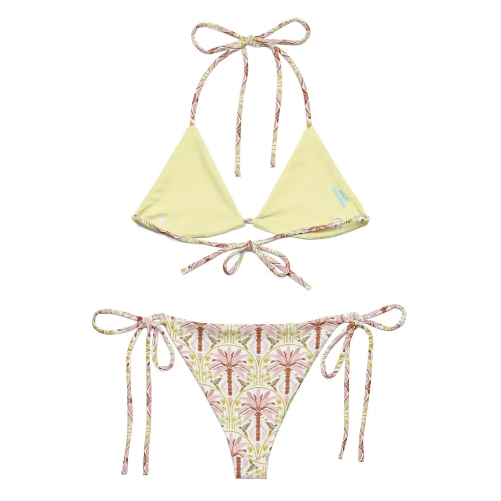Palm Leaf String Bikini