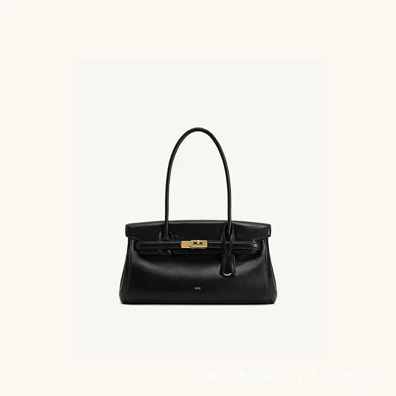 Textured Slim Baguette Bag