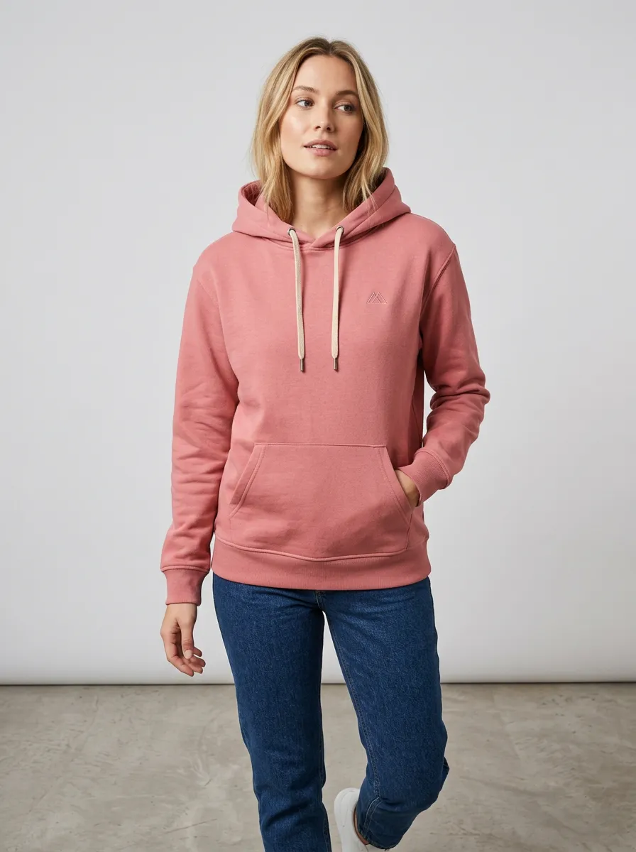 Women's Everyday Mountain-Embroidered Hoodie