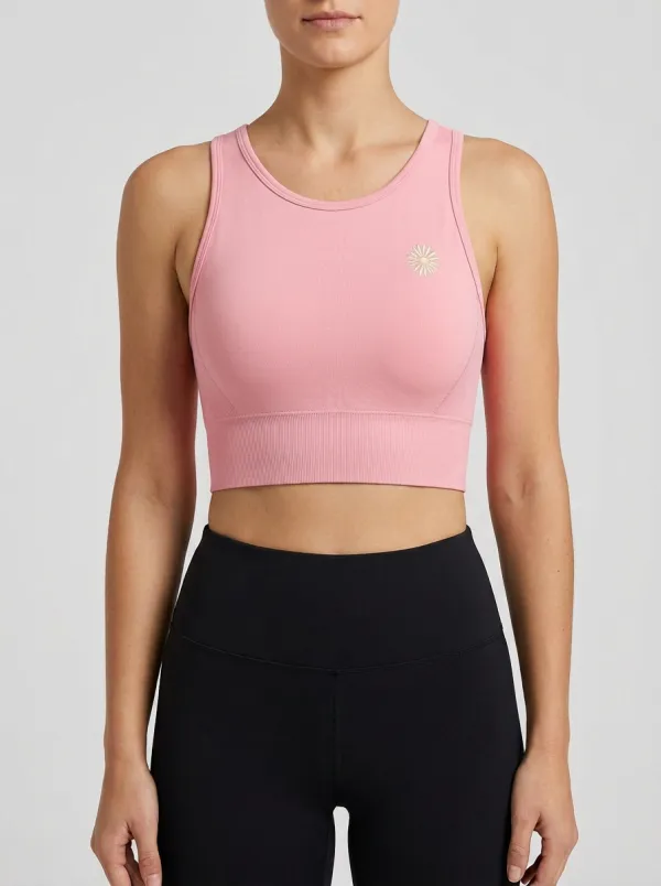 Women's Floral-Graphic High-Neck Crop Tank