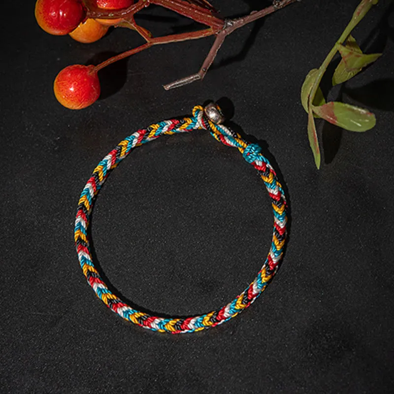 Handmade Color Thread Braid String Bracelet