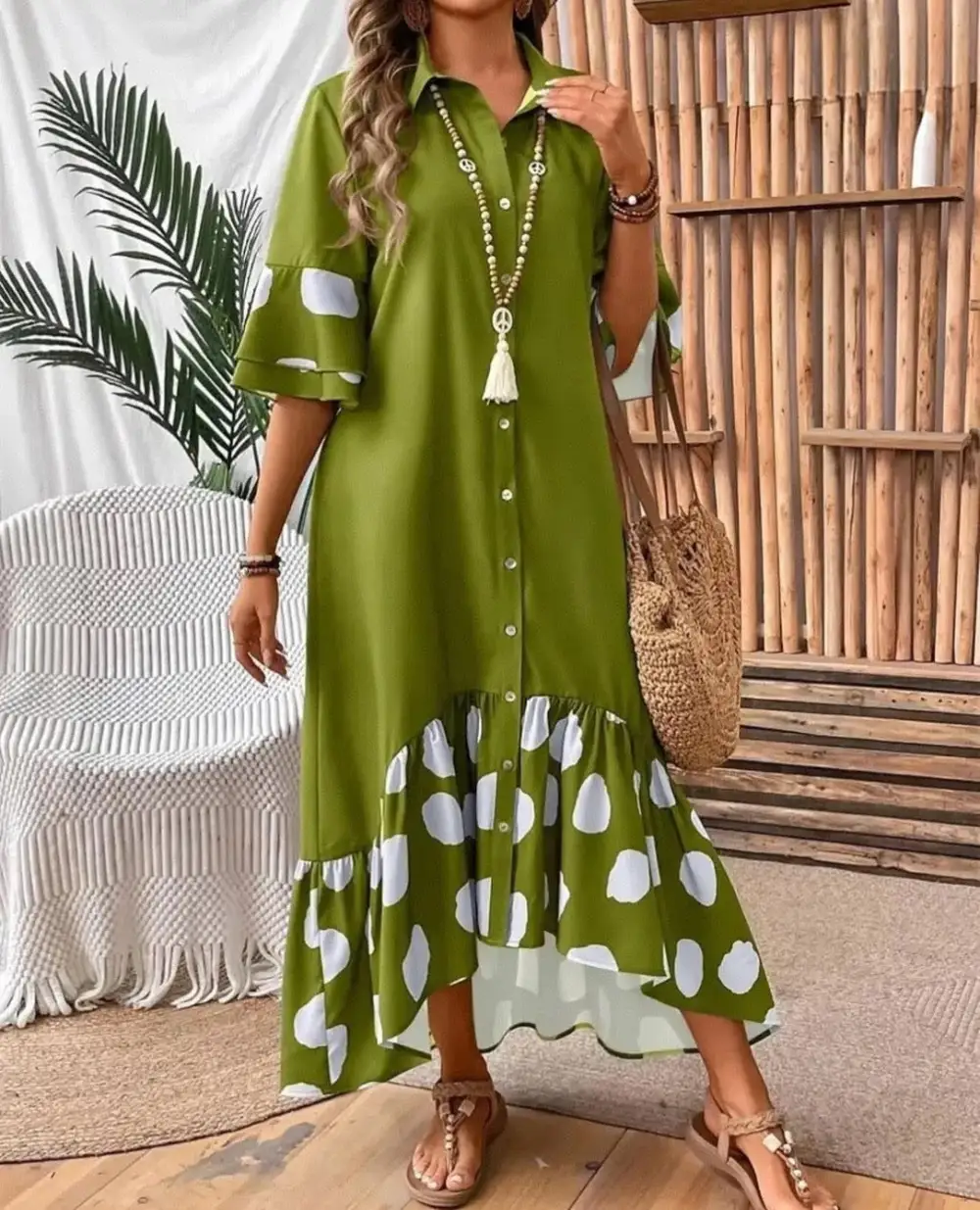 Julia Relaxed Flow Shirt Dress