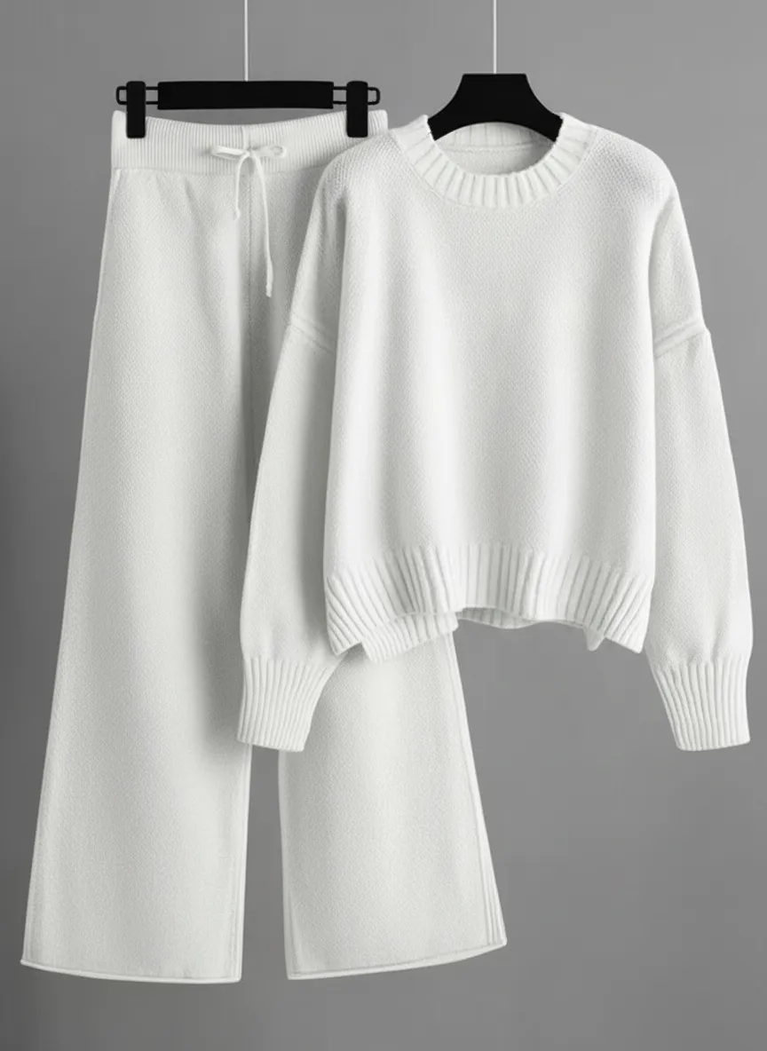⏰ LAST DAY SAVE 50% 💥 2025 Hot Sale Casual Soft Cashmere Sweater Suit