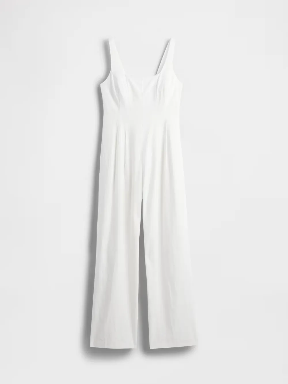 Soft Square Collar Strap Pants