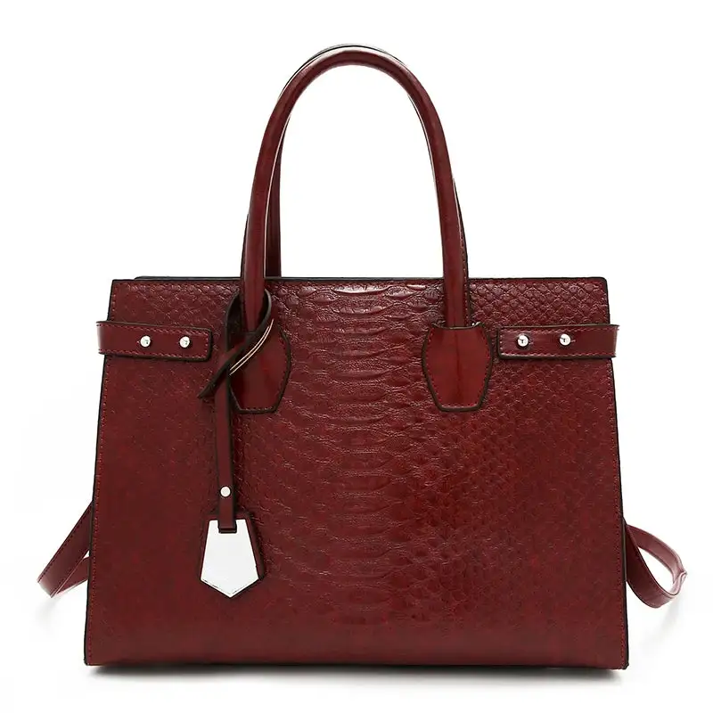 Luxurious Craft: Genuine Leather Flap-Cover Handbag