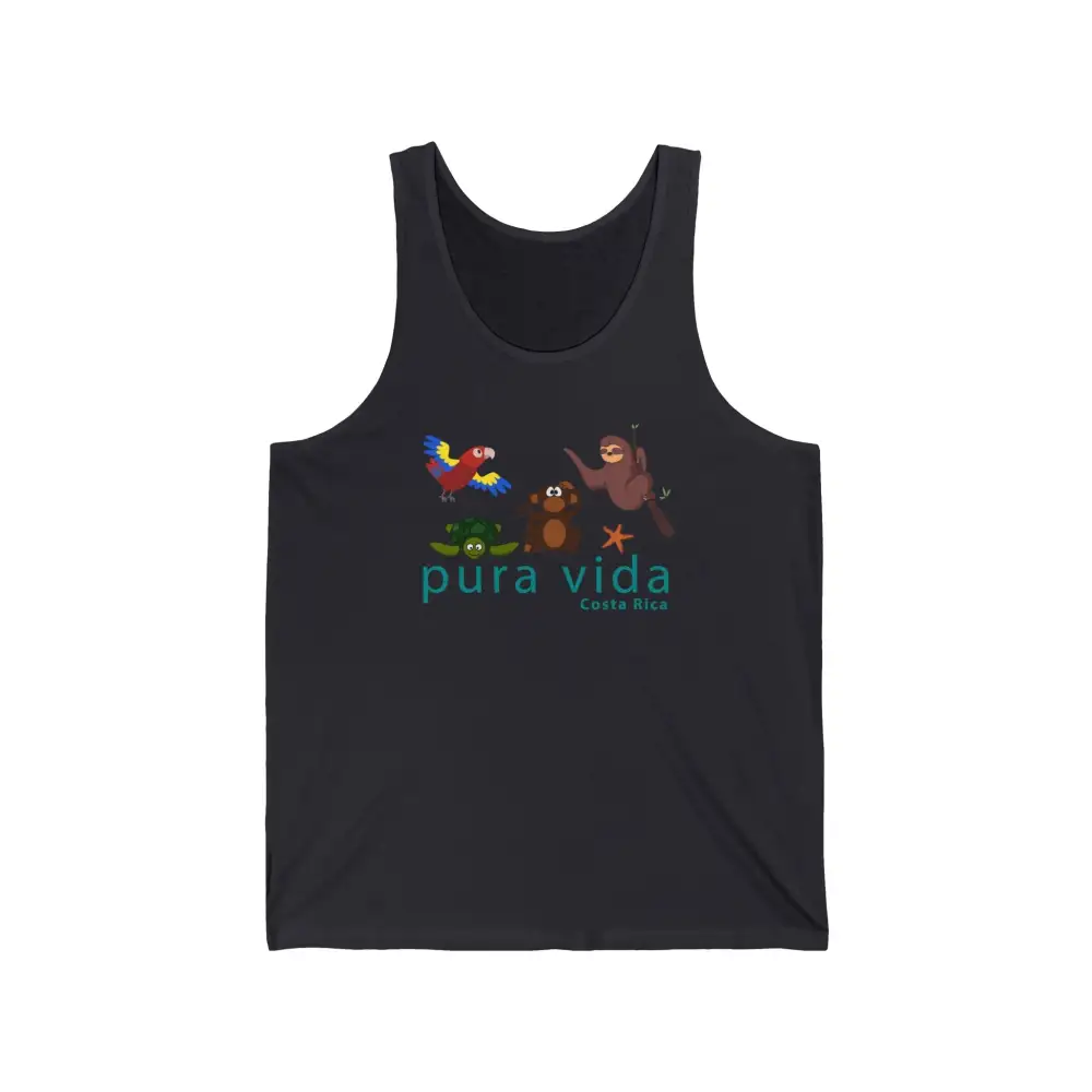 Tropical Wildlife Graphic Tank Top