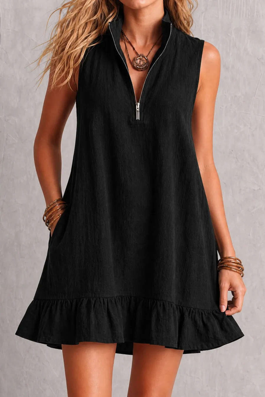 Ruffle Mini Dress