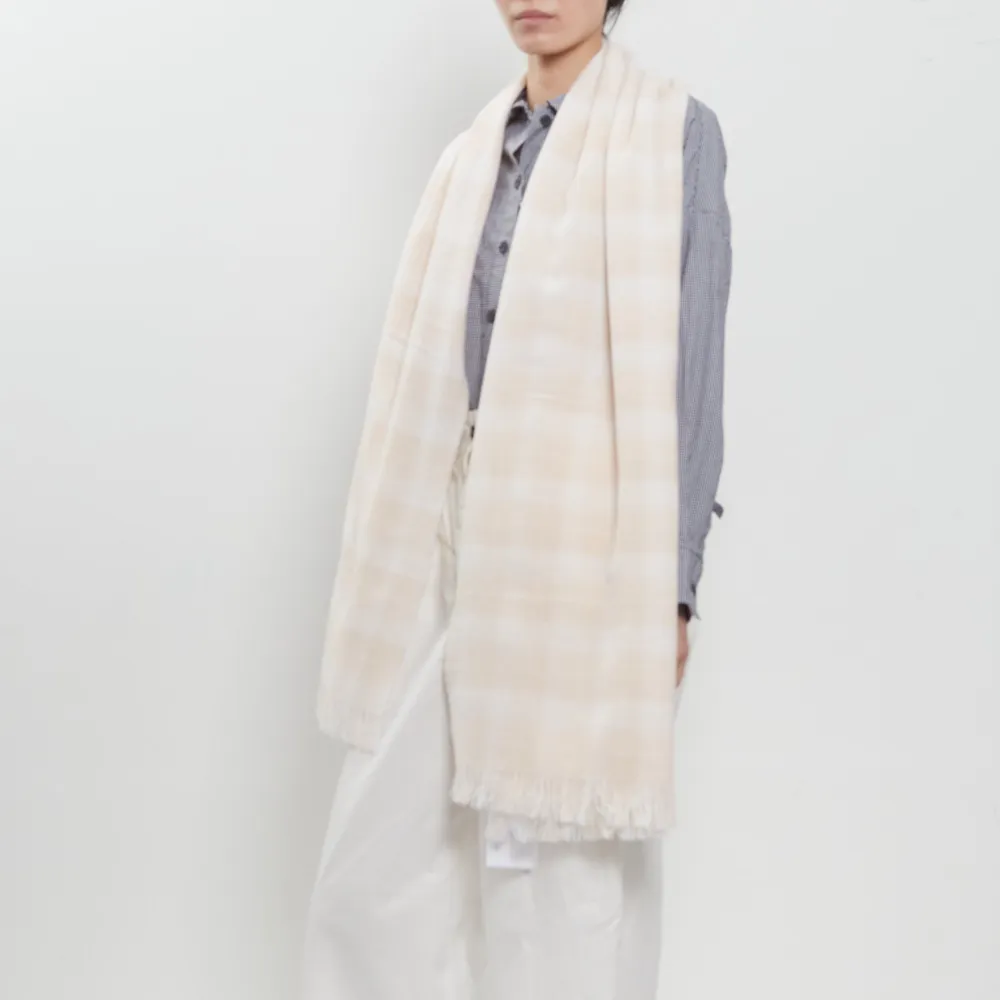 Cashmere Wool Plaid Scarf