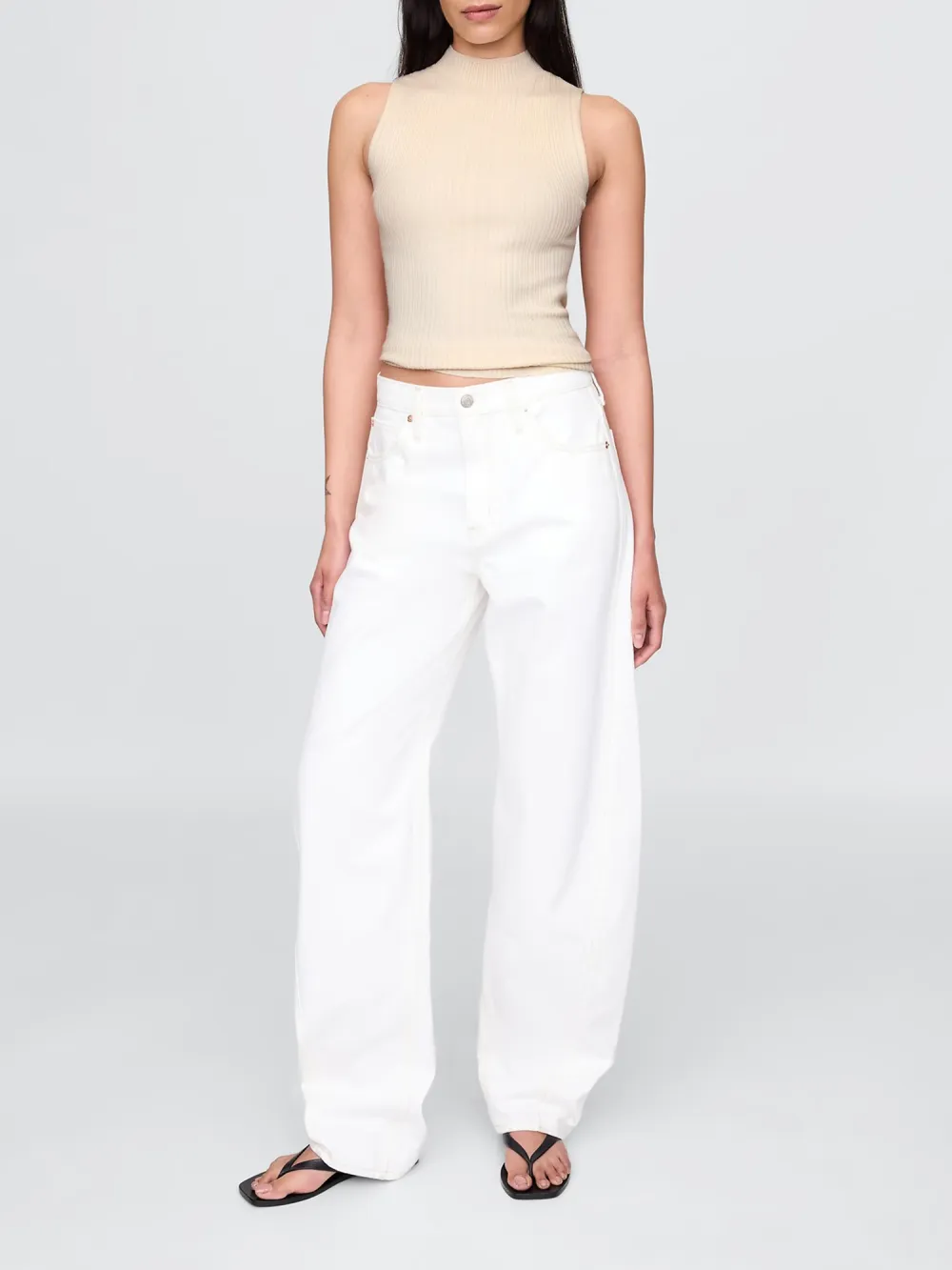 Long Ribbed Vest