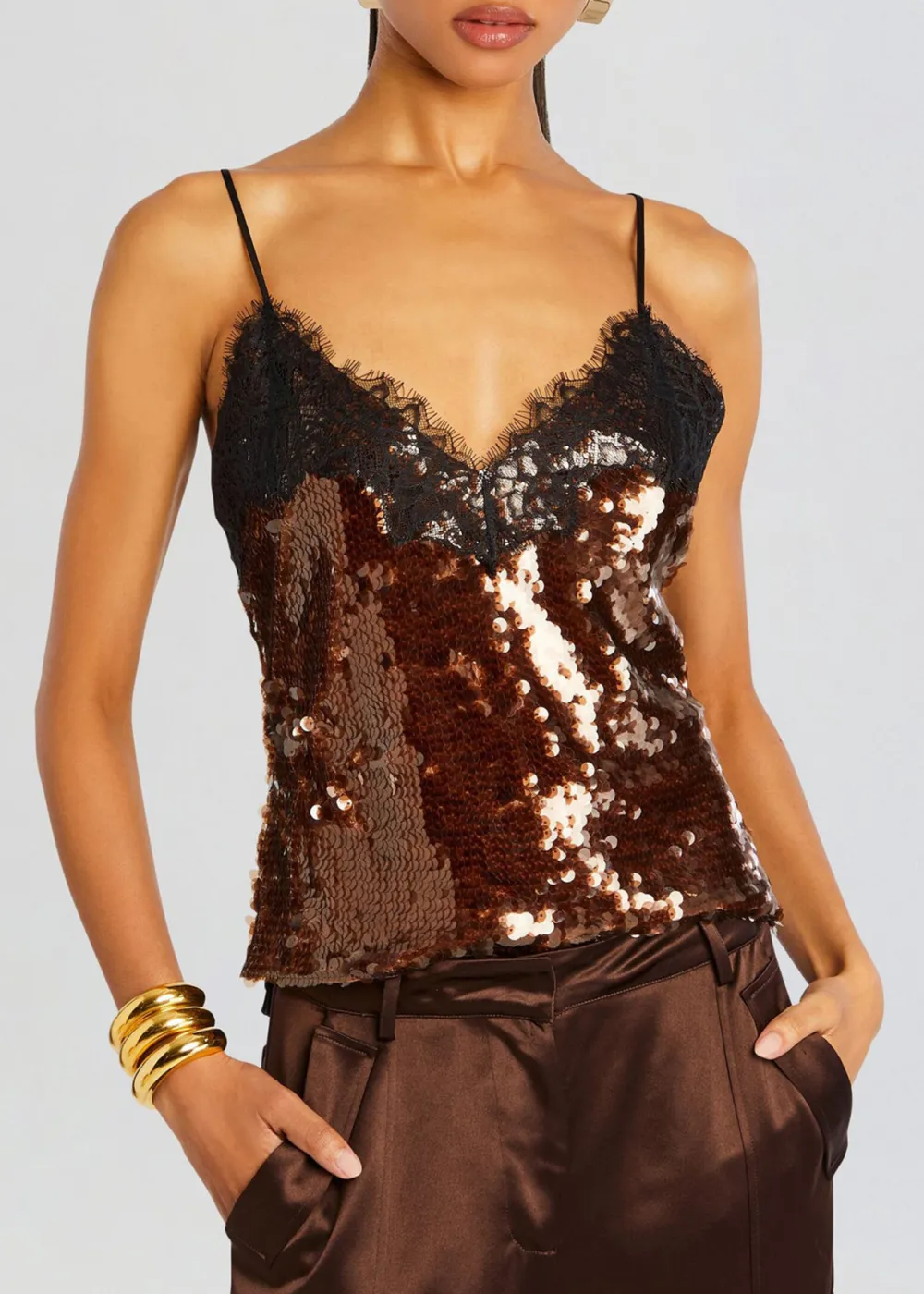 Cami Sequin Top
