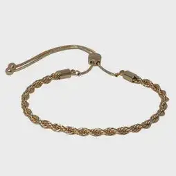 Medium Twist Chain Slider Bracelet