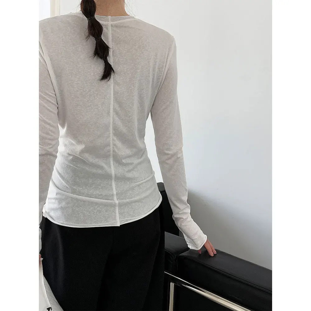 Long Sleeve Round Neck T-Shirt