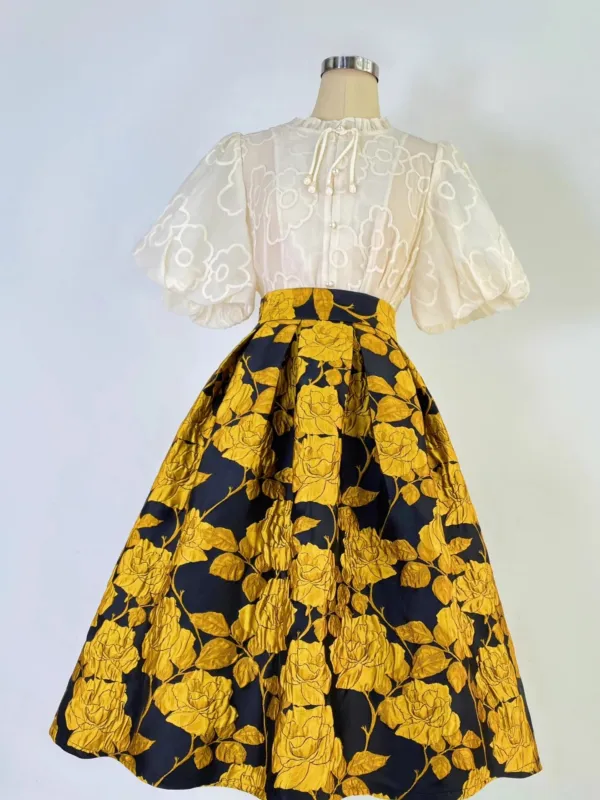 Flexible Garden Everyday Casual Skirt