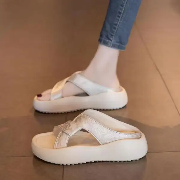 Cushioned Thick Sole Slide Sandals