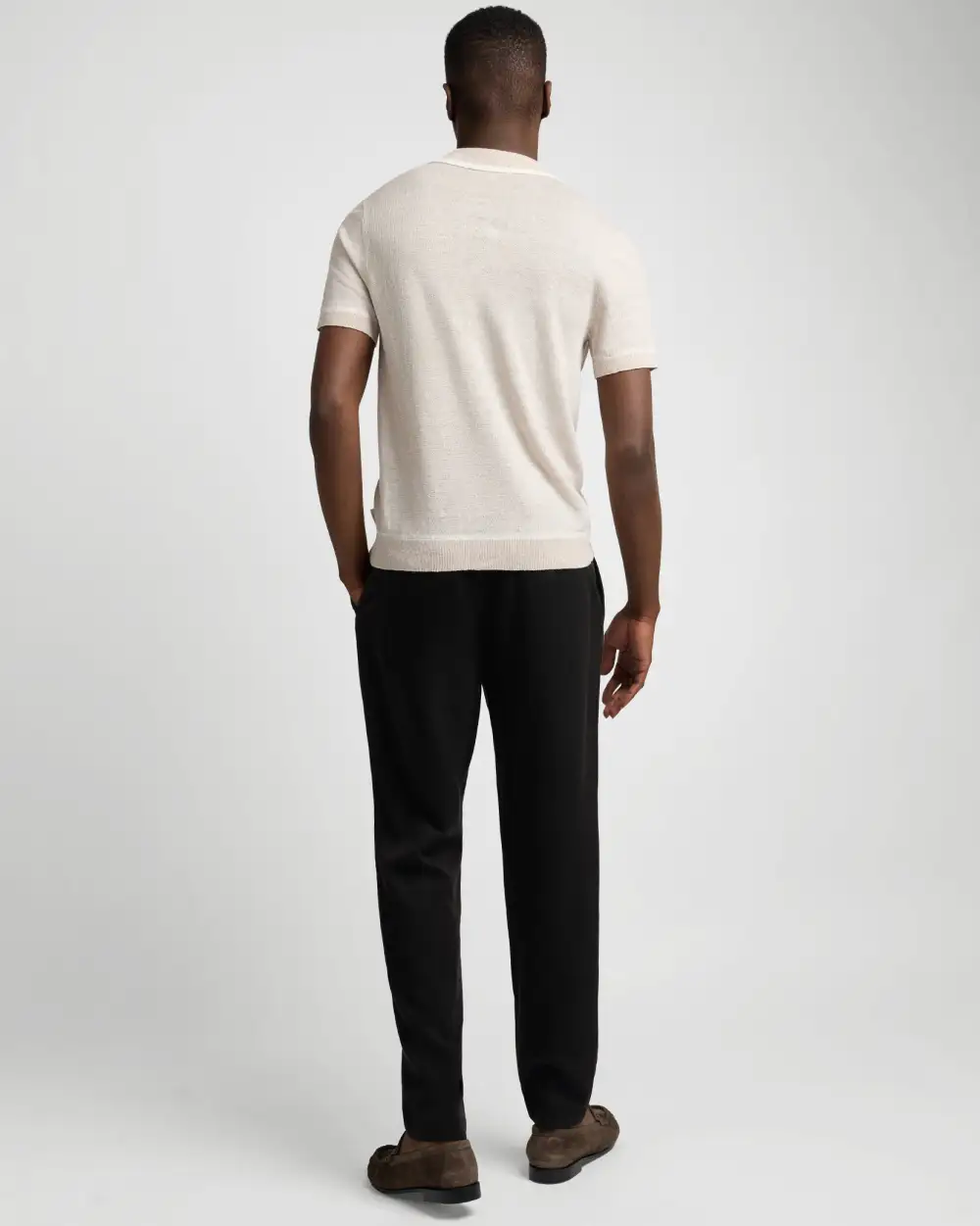 Lyocell Pleated Tailored Trousers