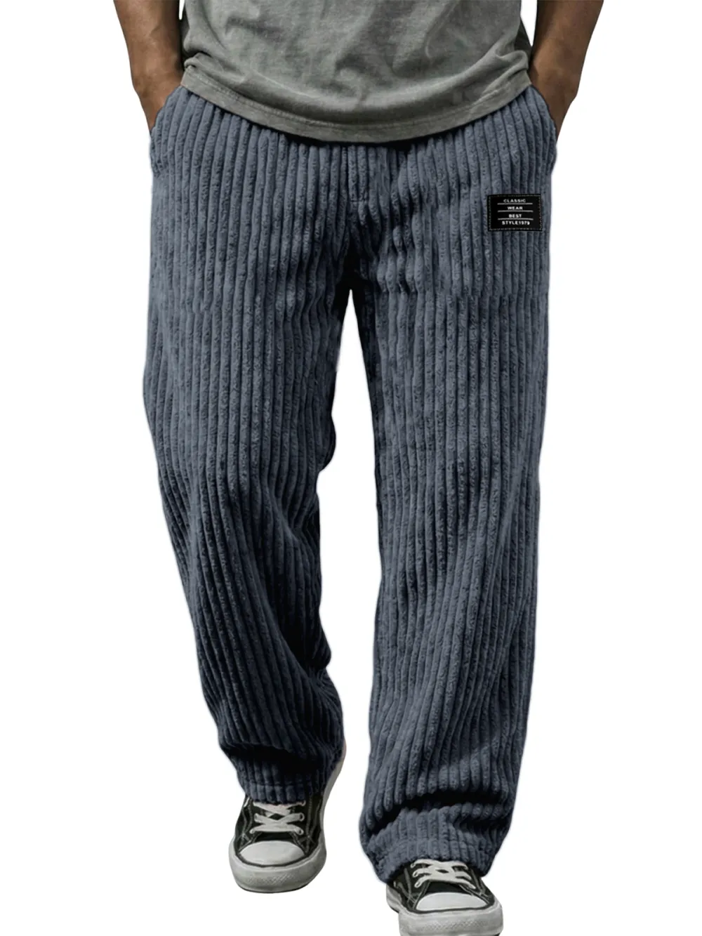 Soft Touch Corduroy Striped Trousers