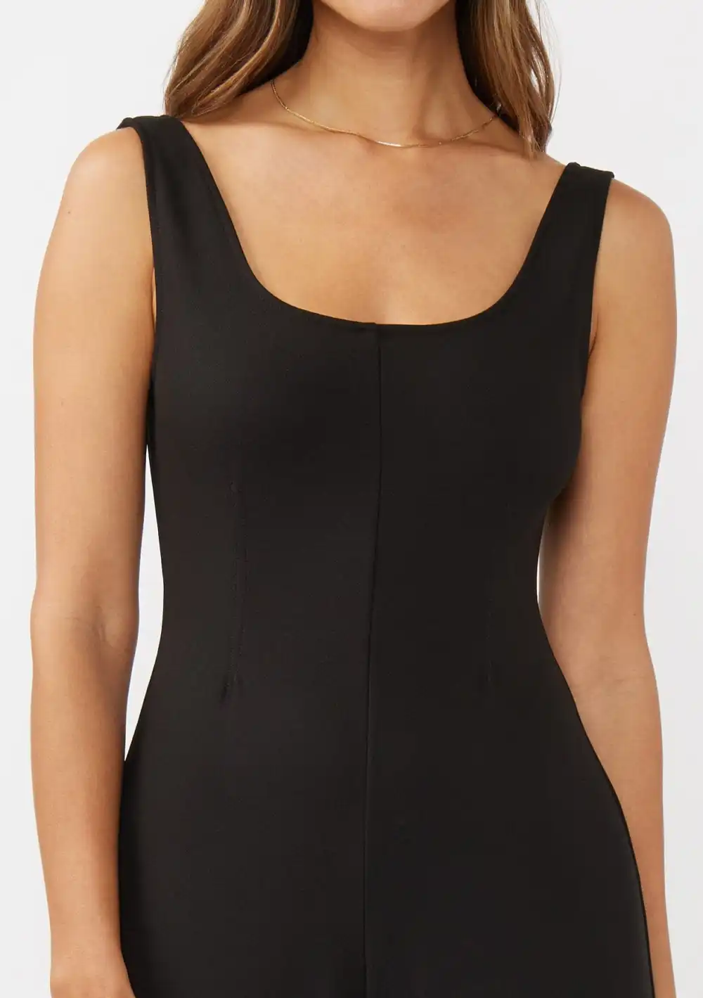 Wide Leg Sleeveless Jumpsuit