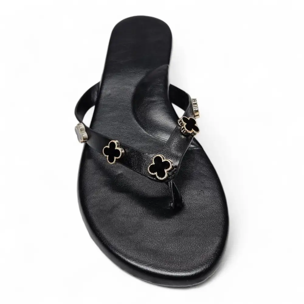 Squishy Clover Charms Thong Slide Sandals