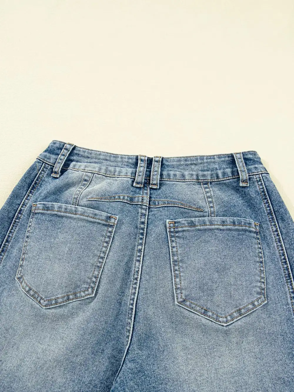 Knit Simple Denim Jeans