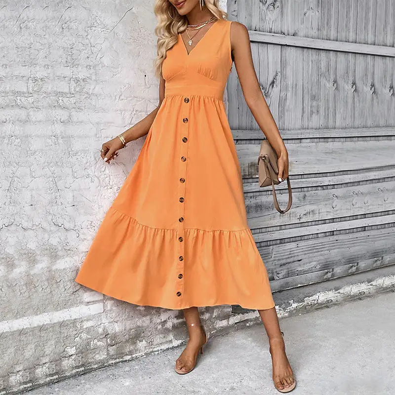 Amara Flattering Backless Midi Dress
