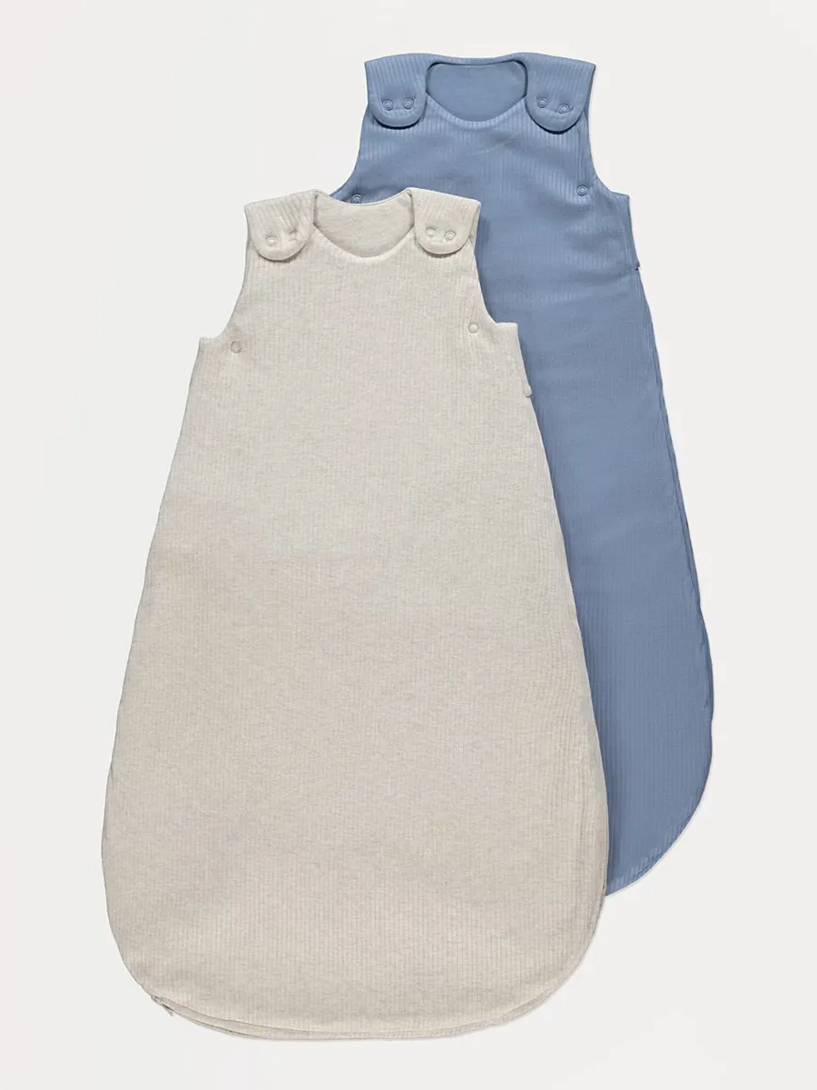 Ribbed Sleeping Bags 2 Pack 2.5 Tog