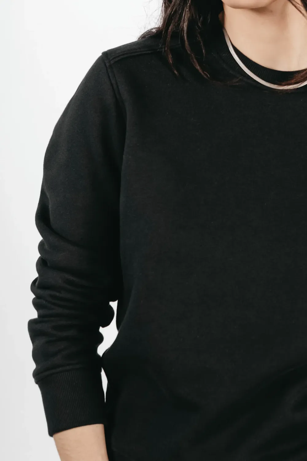 The Comfort Black Sweatshirt