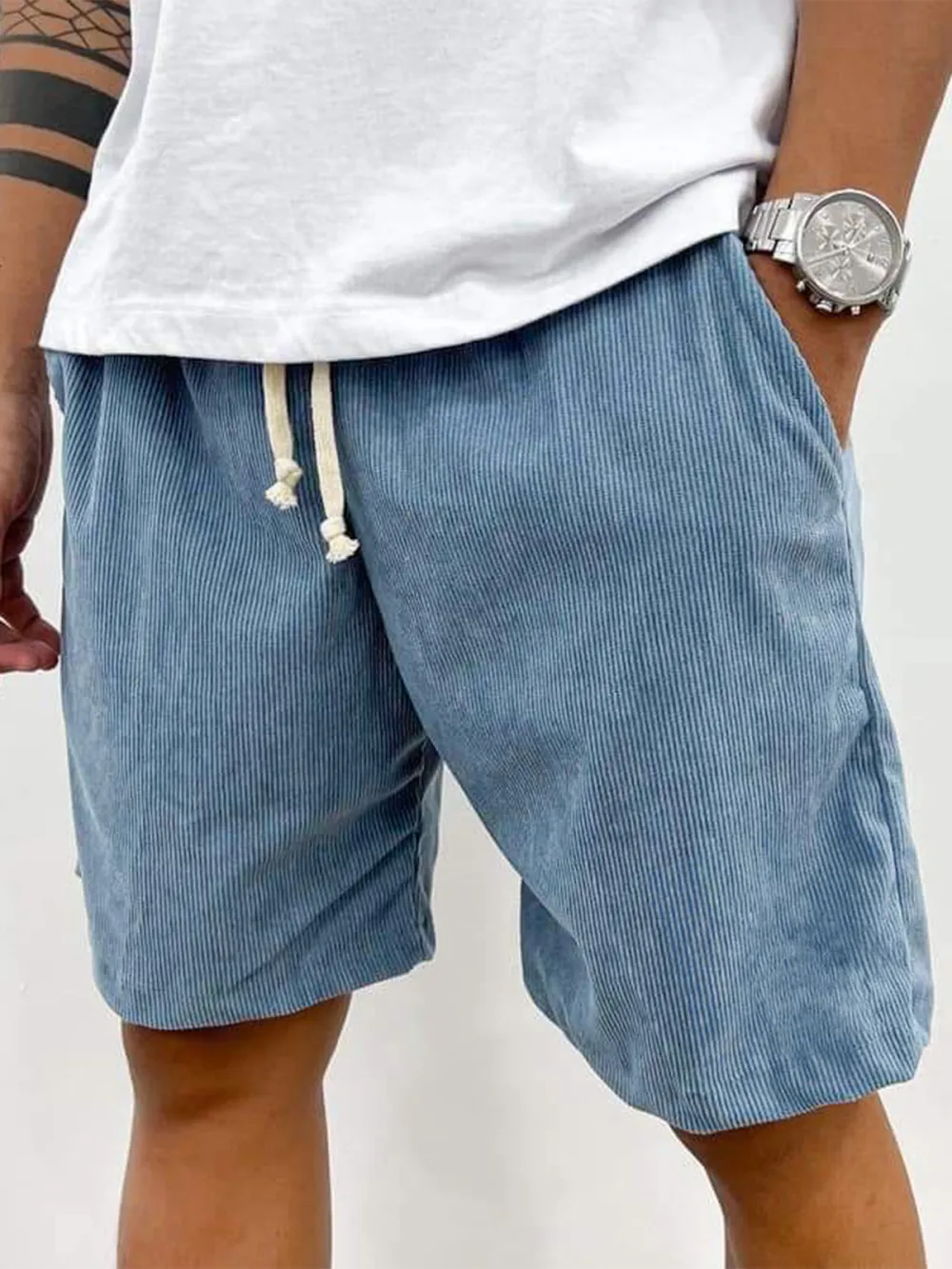 Corduroy Pull On Shorts
