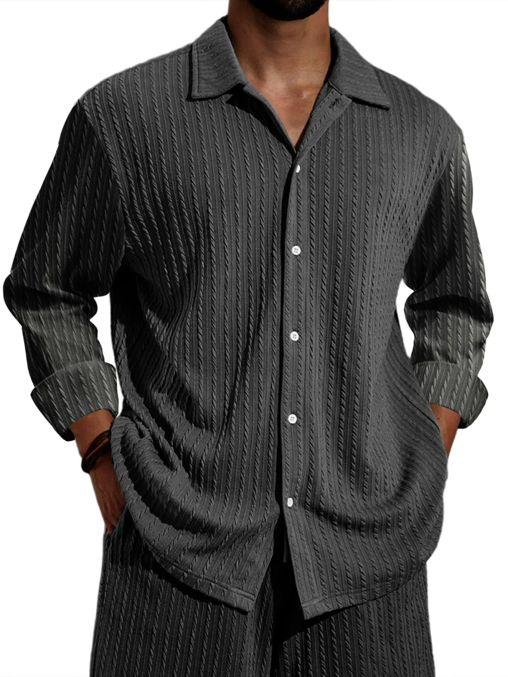 Long Sleeve Striped Shirt