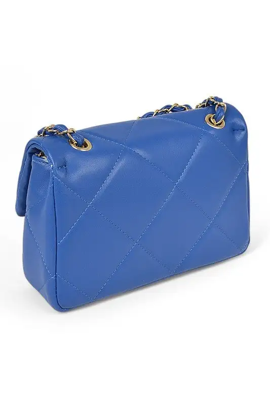 Quilted Twist Shoulder Bag