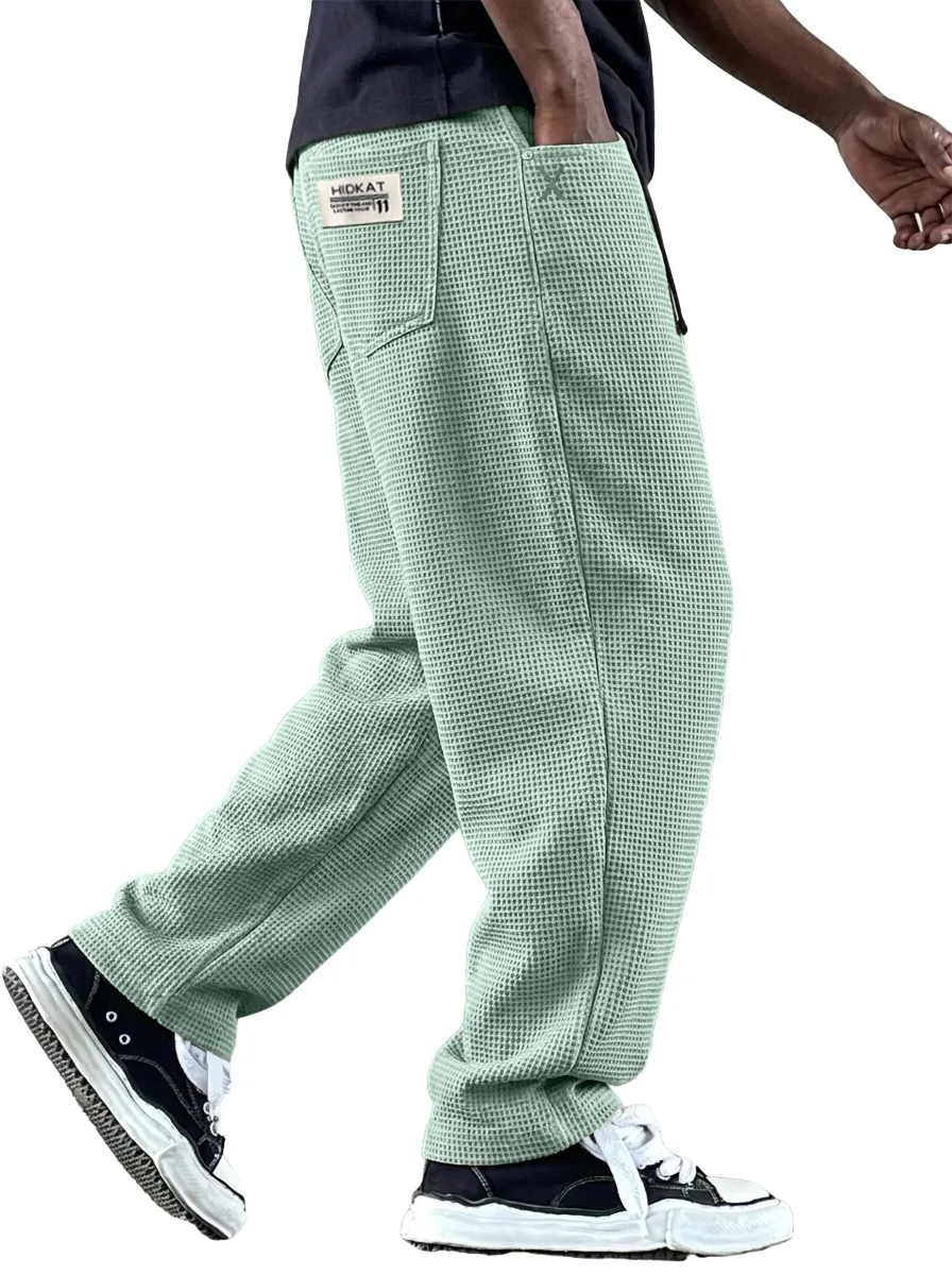 Comfort Fit Textured Knit Utility Pocket Trousers