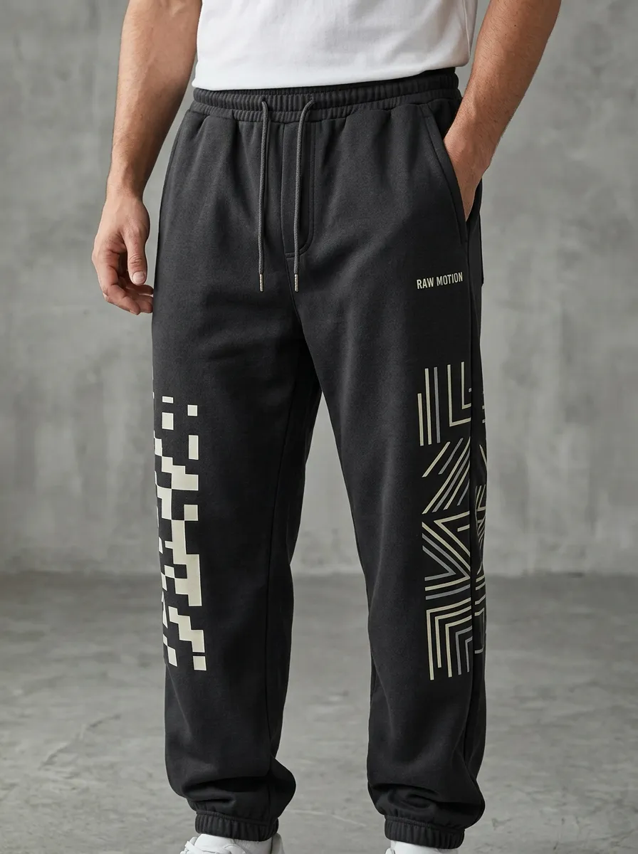 Sweatpants Geometric Pixel Men's Sweatpants