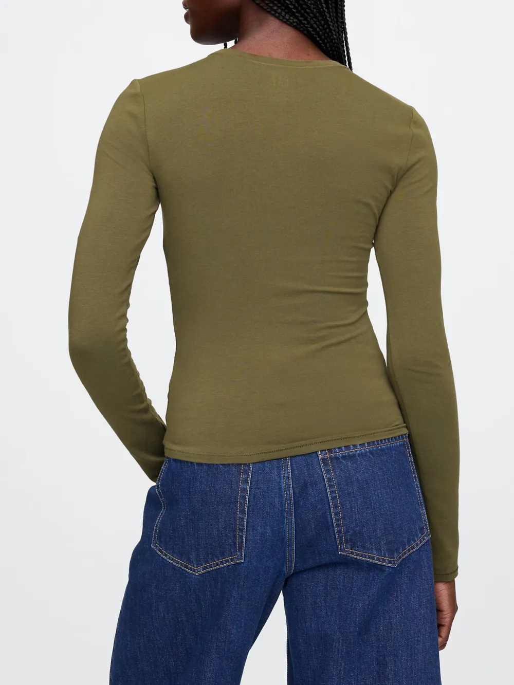 Long Sleeved Elastic Top