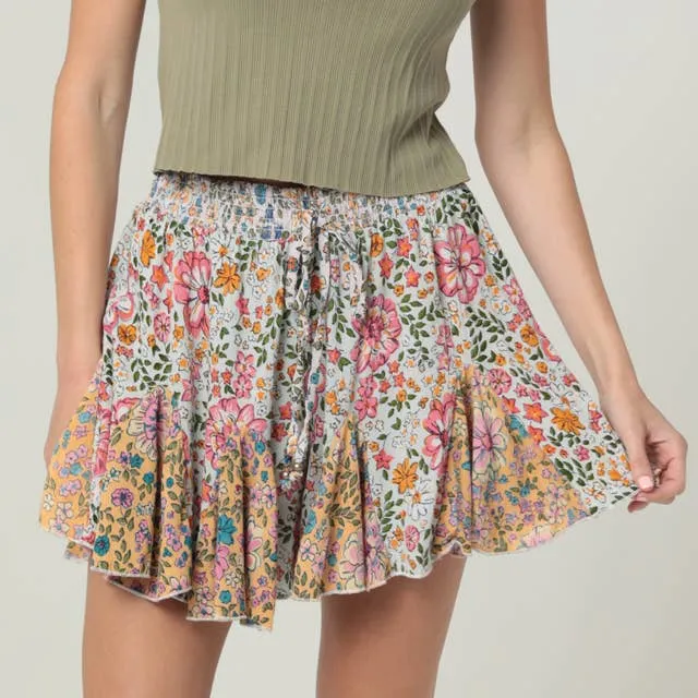 Floral Print Women's Casual Shorts
