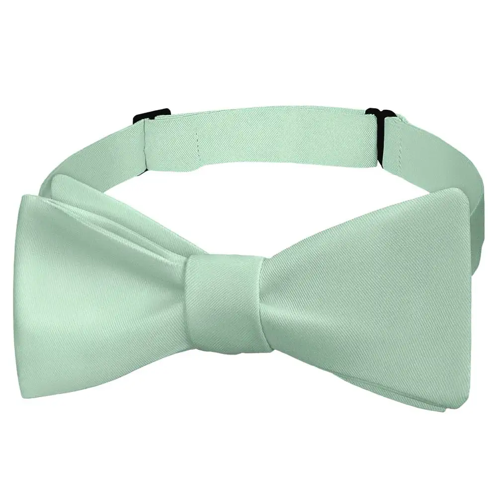 Smart Solid Pattern Bow Tie