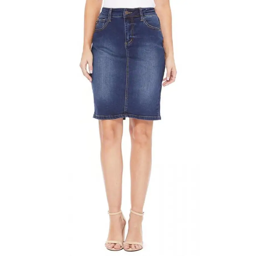 Denim Skirt Dark