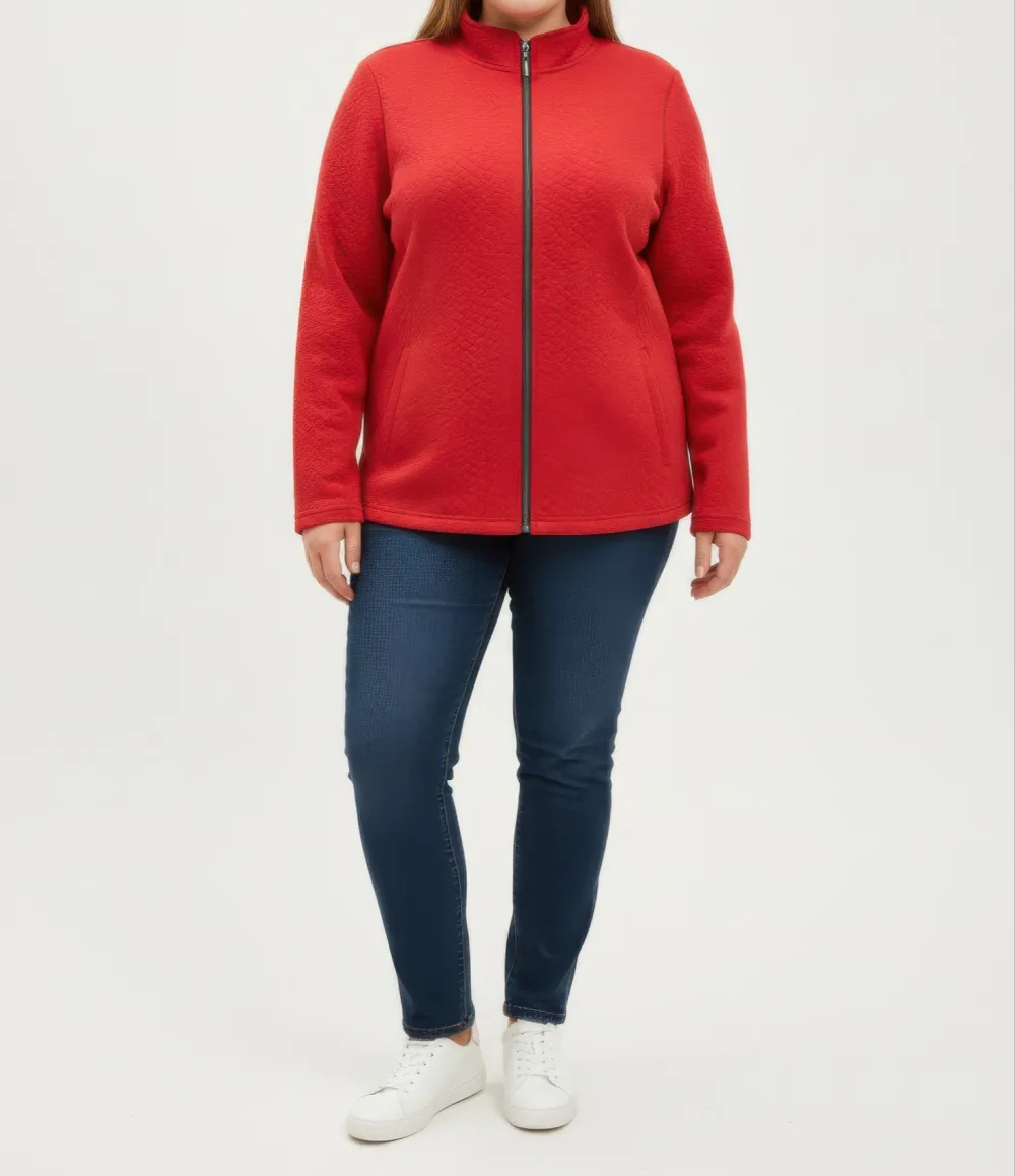 Onque Casual Plus Size Textured
